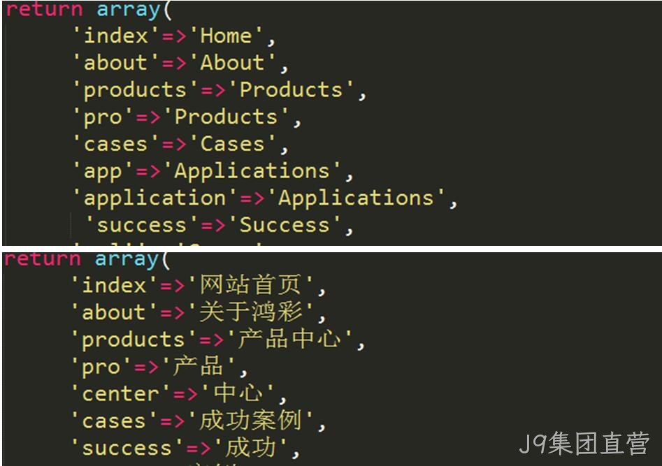语言替换